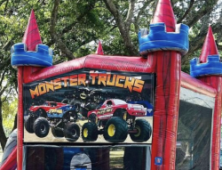 Monster Truck Banner for Bounce House